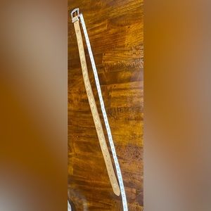 Nacona Belt Co. Womens Rhinestone Cowhide Leather Belt